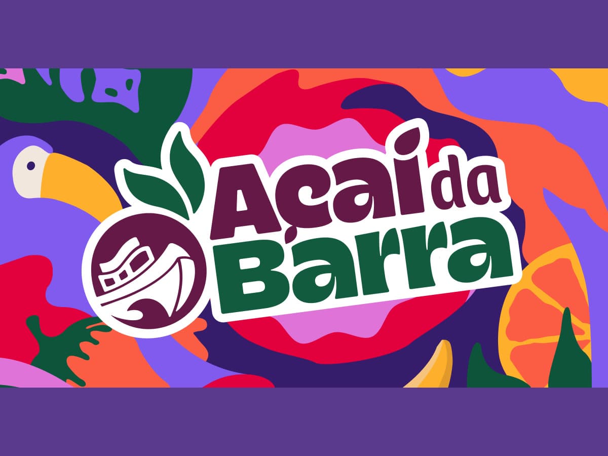 Identidade visual da Açaí da Barra